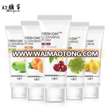 Wholesale Huanyancao smoothing and moisturizing facial pore cleanser